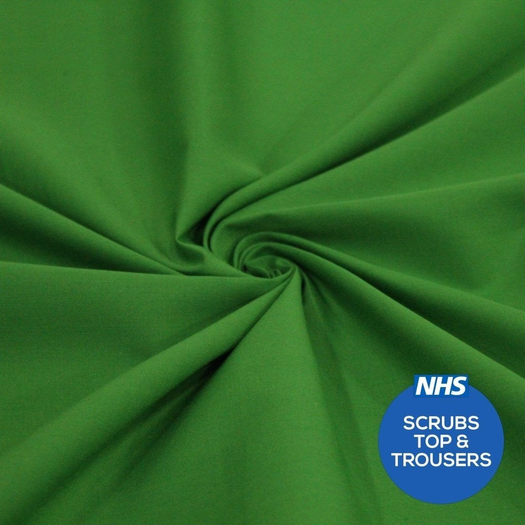Premium Plain Polycotton Fabric 45- 20 Colours Available