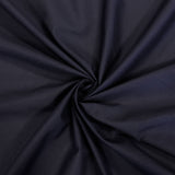 Pound A Metre Navy / Full Metre Premium Plain Polycotton Fabric, 60° Washable, 45"- 20 Colours Available