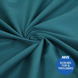Pound A Metre Premium Plain Polycotton Fabric, 60° Washable, 45"- 20 Colours Available