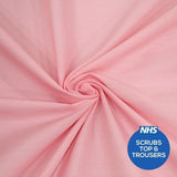 Pound A Metre Premium Plain Polycotton Fabric, 60° Washable, 45"- 20 Colours Available
