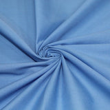 Pound A Metre Light Blue / Full Metre Premium Plain Polycotton Fabric, 60° Washable, 45"- 20 Colours Available