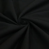 Pound A Metre Black / Full Metre Premium Plain Polycotton Fabric, 60° Washable, 45"- 20 Colours Available