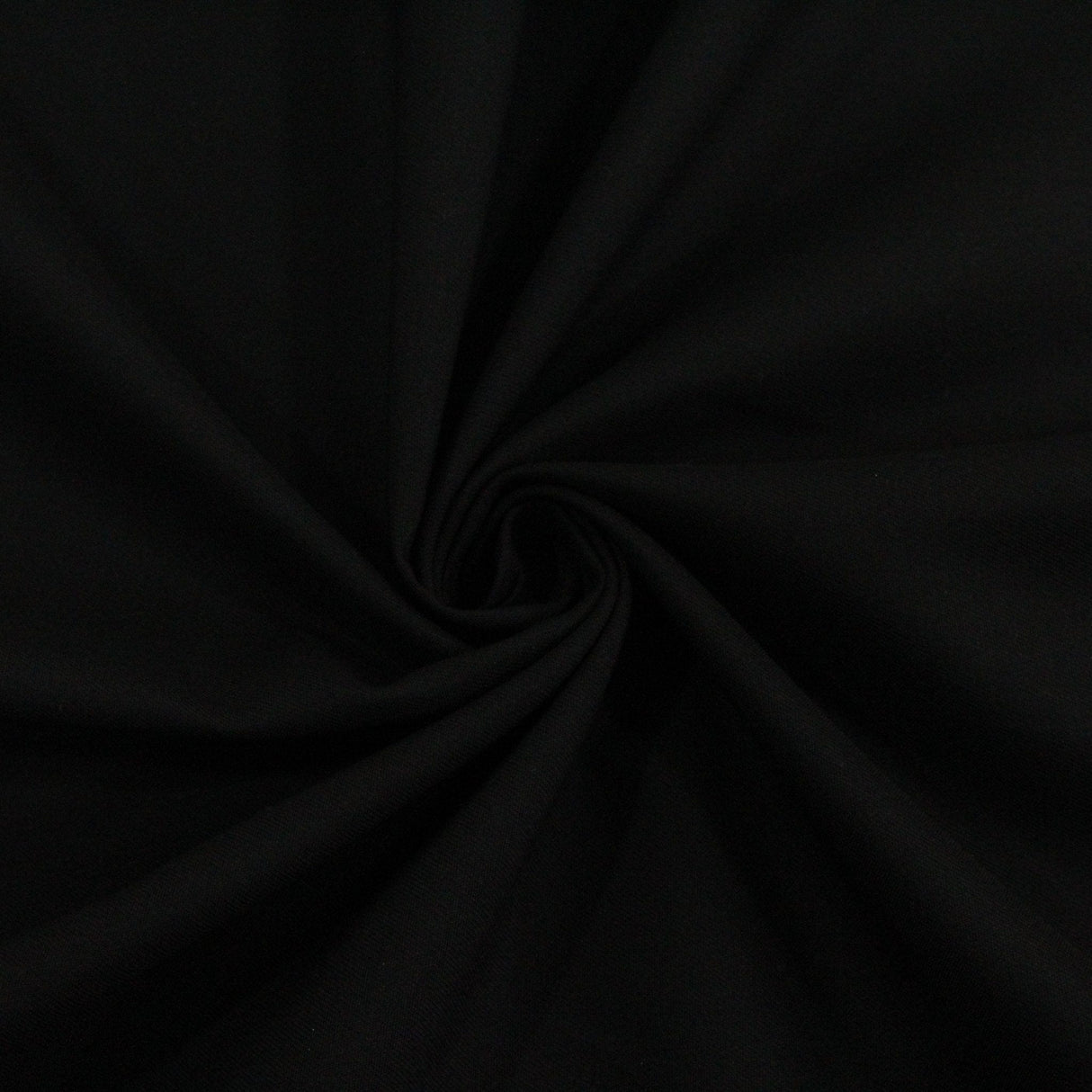 Pound A Metre Black / Full Metre Premium Poly-Cotton Drill Fabric- 8 Colours 60" Wide