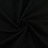 Pound A Metre Black / Full Metre Premium Poly-Cotton Drill Fabric- 8 Colours 60" Wide