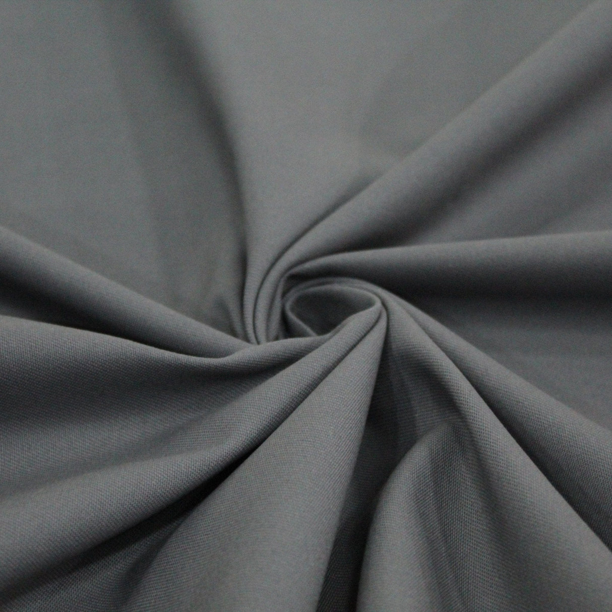 Pound A Metre Grey / Full Metre Premium Poly-Cotton Drill Fabric- 8 Colours 60" Wide