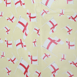 Pound A Metre Full Metre Premium PVC Tablecloth Fabric- England Flag 140cm Wide