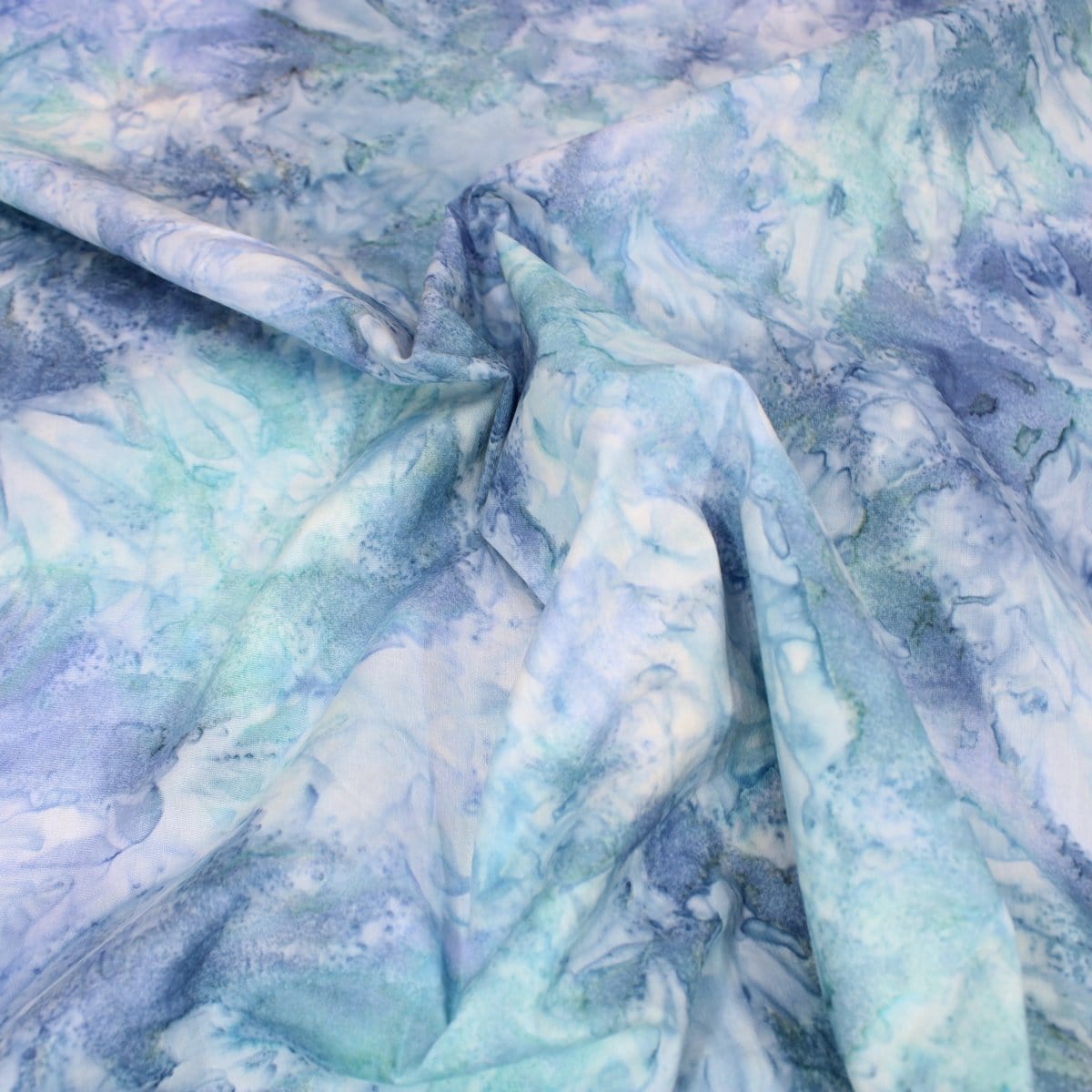 Pound A Metre Per Metre / Blues (BK410/J) Premium Quality 100% Cotton Bali Batik (BK410)- 6 Colours Available