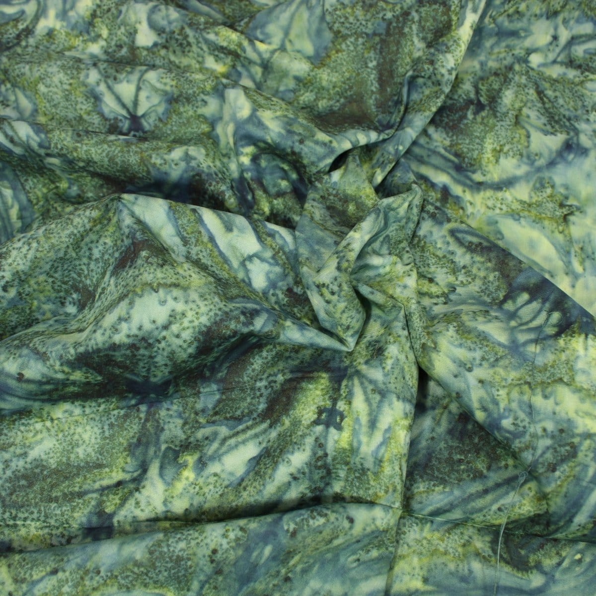 Pound A Metre Per Metre / Deep Green (BK410/D) Premium Quality 100% Cotton Bali Batik (BK410)- 6 Colours Available