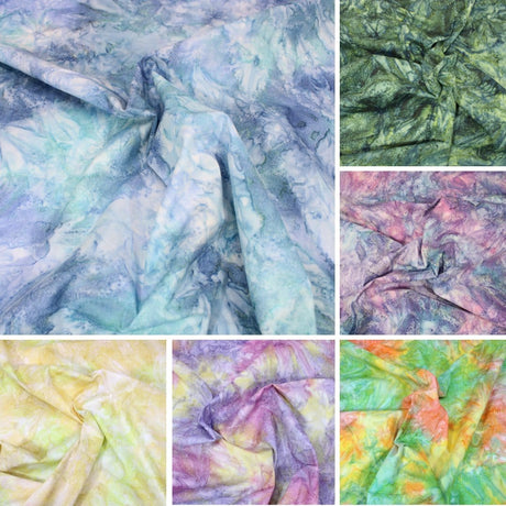 Pound A Metre Premium Quality 100% Cotton Bali Batik (BK410)- 6 Colours Available