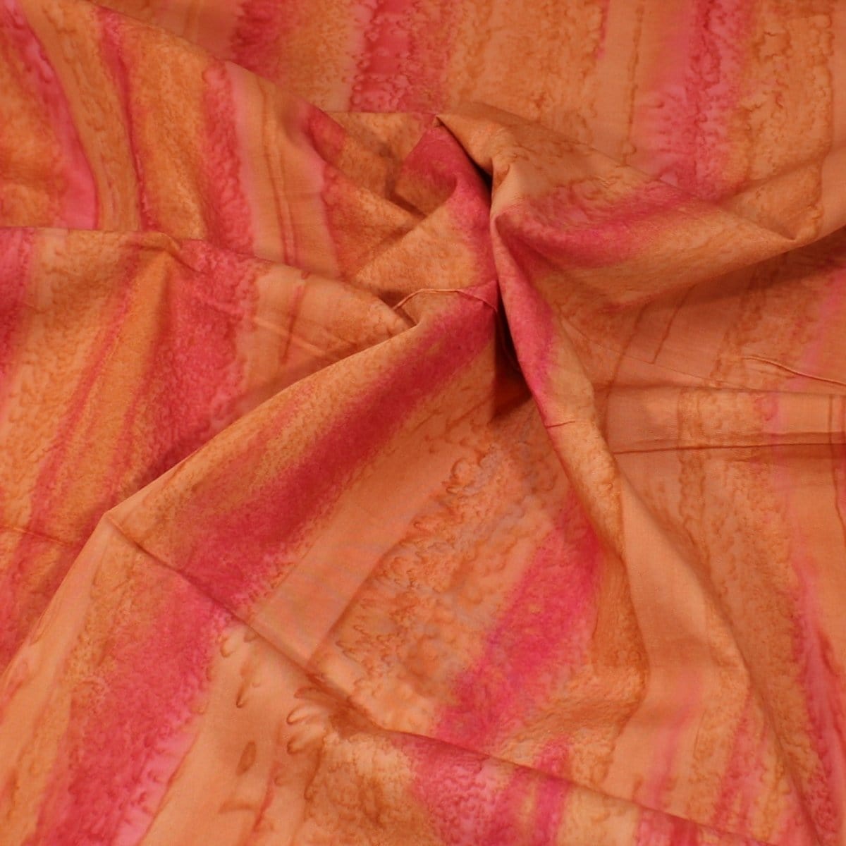 Pound A Metre Per Metre / Orange (BK417/C) Premium Quality 100% Cotton Bali Batik (BK417)- 10 Colours Available