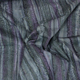 Pound A Metre Per Metre / Grey & Purple (BK417/B) Premium Quality 100% Cotton Bali Batik (BK417)- 10 Colours Available
