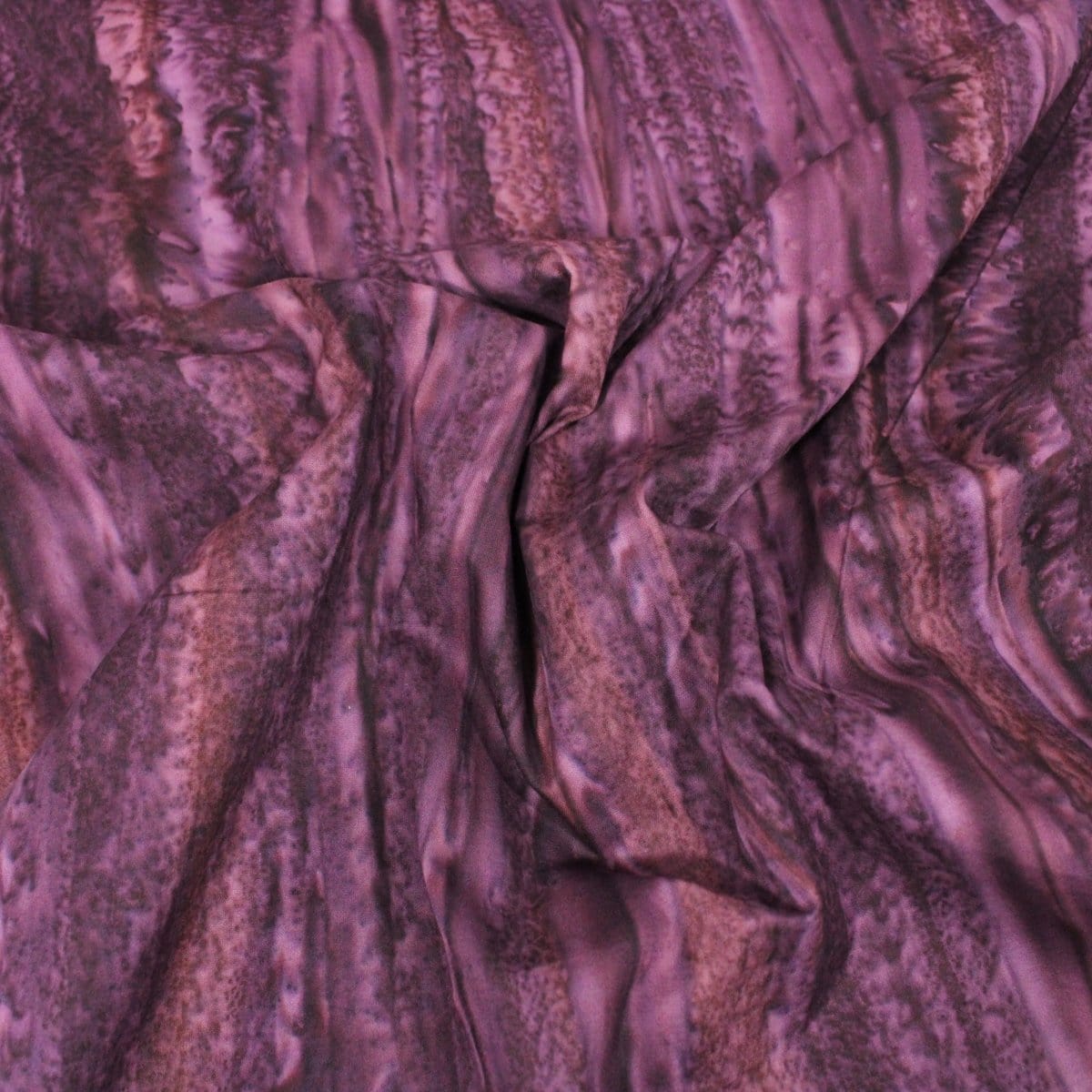 Pound A Metre Per Metre / Deep Purple (BK417/A) Premium Quality 100% Cotton Bali Batik (BK417)- 10 Colours Available