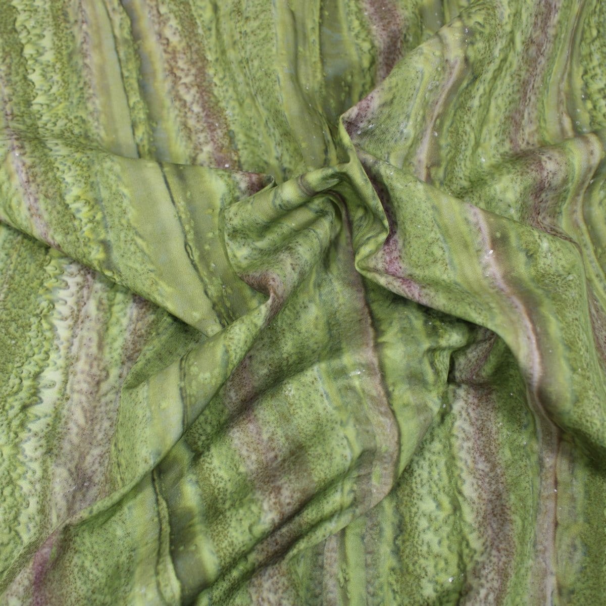 Pound A Metre Per Metre / Deep Green (BK417/D) Premium Quality 100% Cotton Bali Batik (BK417)- 10 Colours Available