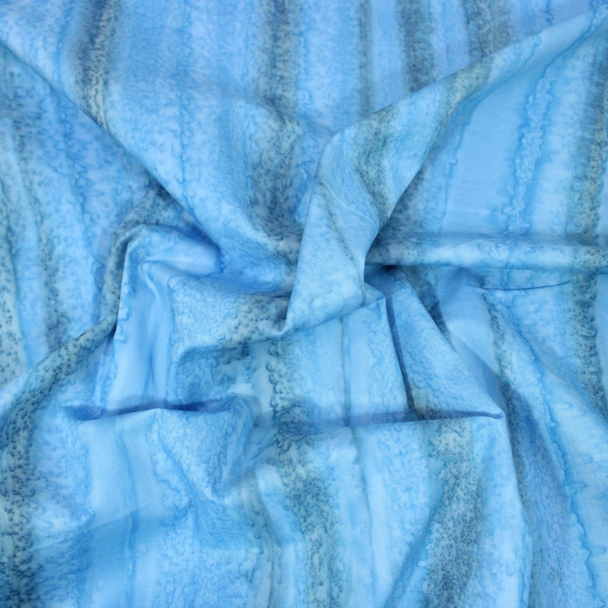Pound A Metre Per Metre / Blue (BK417/I) Premium Quality 100% Cotton Bali Batik (BK417)- 10 Colours Available