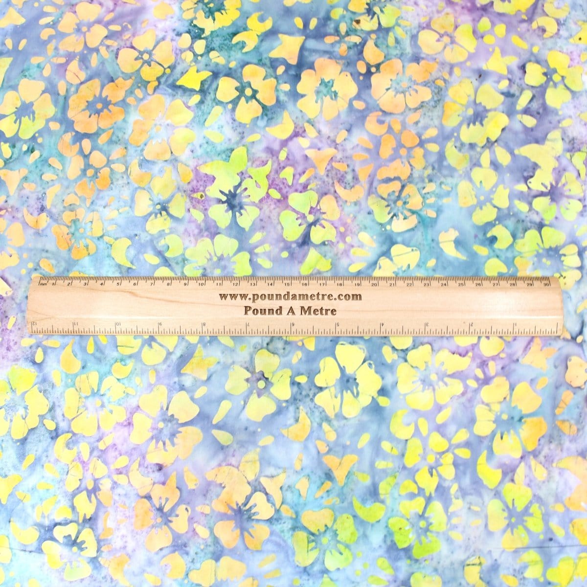 Pound A Metre 1 Metre Premium Quality 100% Cotton Bali Batik - Bloom - 45" Wide Colour Splash