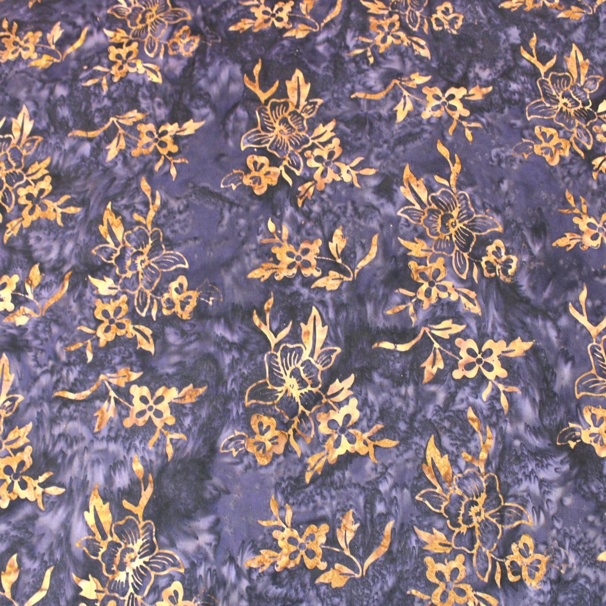 Premium Quality 100% Cotton Bali Batik - Buttercup - 45" Wide Deep Purple - Pound A Metre