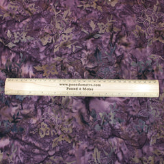 Premium Quality 100% Cotton Bali Batik - Buttercup - 45" Wide Grape - Pound A Metre