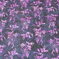 Premium Quality 100% Cotton Bali Batik - Buttercup - 45" Wide Midnight Navy - Pound A Metre