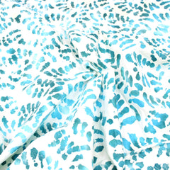 Premium Quality 100% Cotton Batik - Paint Slash - 45" Wide Light Blue - Pound A Metre