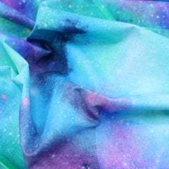 Premium Quality 100% Quilting Cotton - Galactix Range - Splash - 45’ Wide Pink, Lilac, Blue, White - Pound A Metre