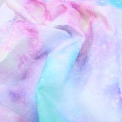 Premium Quality 100% Quilting Cotton - Galactix Range - Tye-Dye - 45’ Wide Pink, Lilac, Turquoise - Pound A Metre