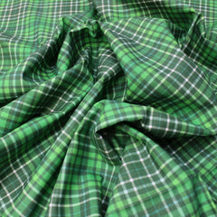 Premium Quality 100% Quilting Cotton - Irish Luck Range - Chequered Quilt - 45’ Wide - Pound A Metre