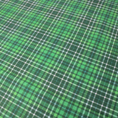 Premium Quality 100% Quilting Cotton - Irish Luck Range - Chequered Quilt - 45’ Wide - Pound A Metre