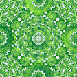 Premium Quality 100% Quilting Cotton - Irish Luck Range - Geometric Clover - 45’ Wide - Pound A Metre
