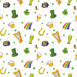Premium Quality 100% Quilting Cotton- Irish Luck Range - Paddy’s Party -45’ Wide - Pound A Metre