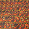 Pound A Metre Full Metre Premium Quality 100% Quilting Halloween Cotton 45' Wide Funky Pumpkin