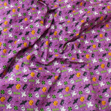 Pound A Metre Full Metre Premium Quality 100% Quilting Halloween Cotton 45' Wide Ghosts Friends
