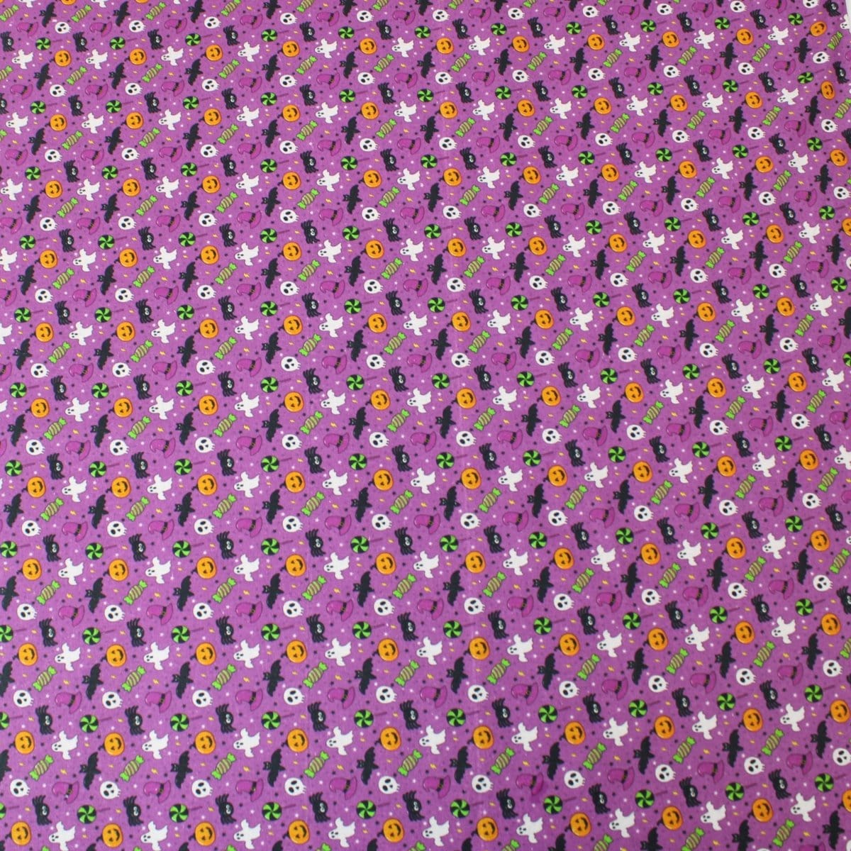 Pound A Metre Full Metre Premium Quality 100% Quilting Halloween Cotton 45' Wide Ghosts Friends