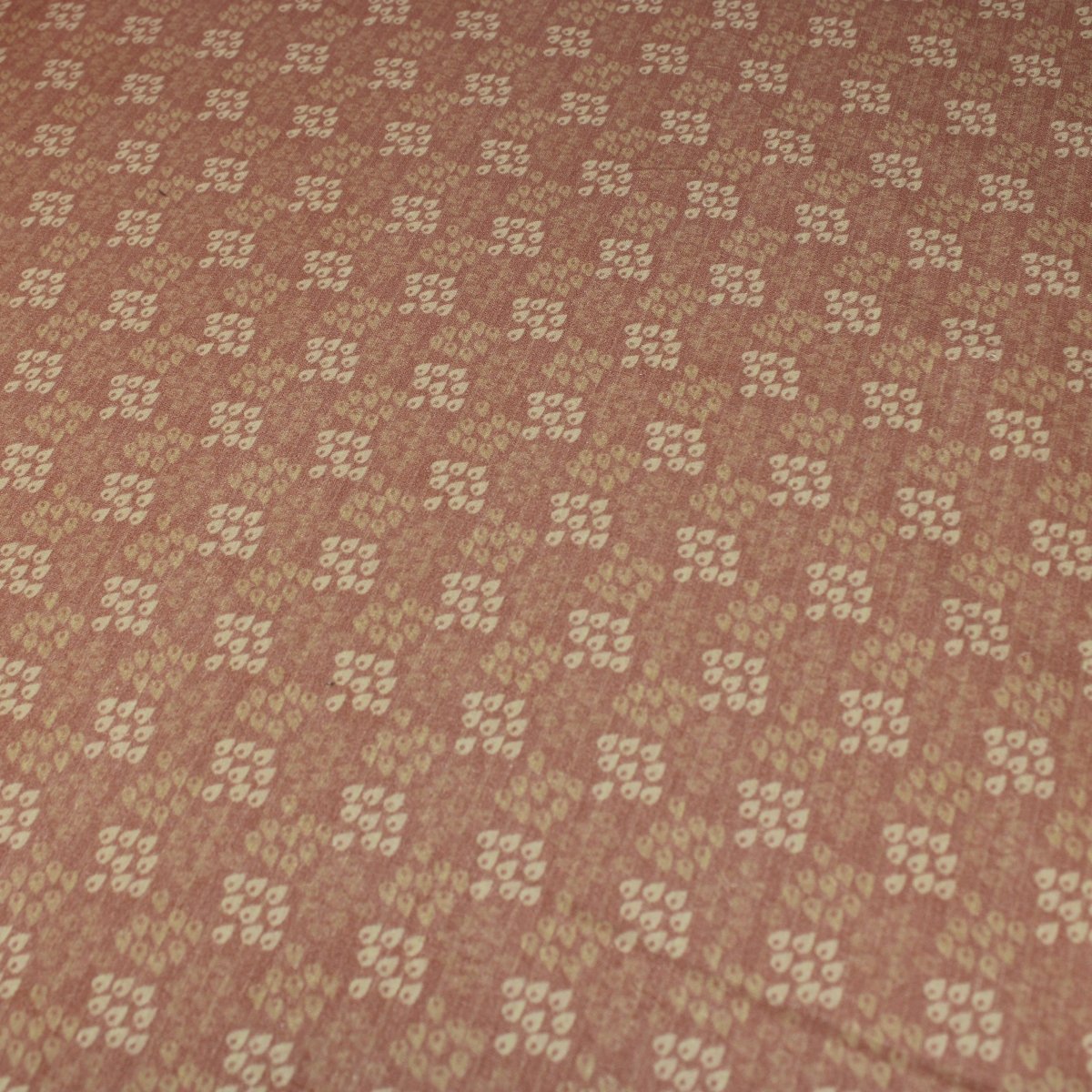 Premium Quality 100% Riggid Floral Cotton 44" Wide Orange - Pound A Metre