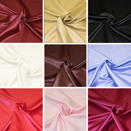 Premium Quality Duchess Matte Wedding Satin 60" Wide - Variations Available - Pound A Metre