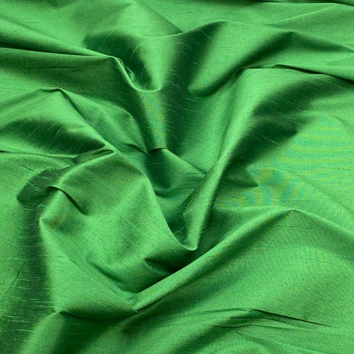Pound A Metre Emerald / Full Metre Premium Quality Dupion 60" Wide -  Variations Available