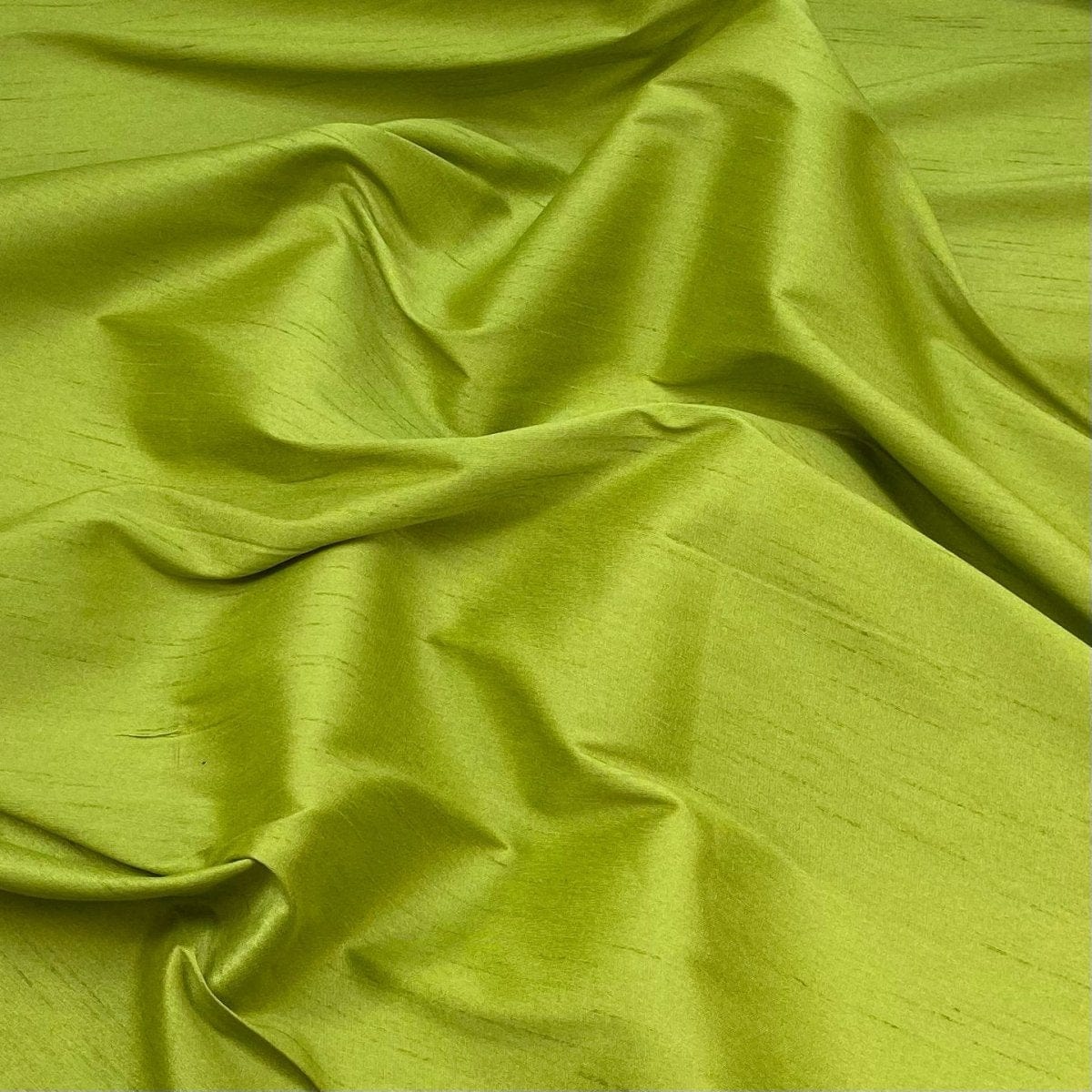 Pound A Metre Light Green / Full Metre Premium Quality Dupion 60" Wide -  Variations Available