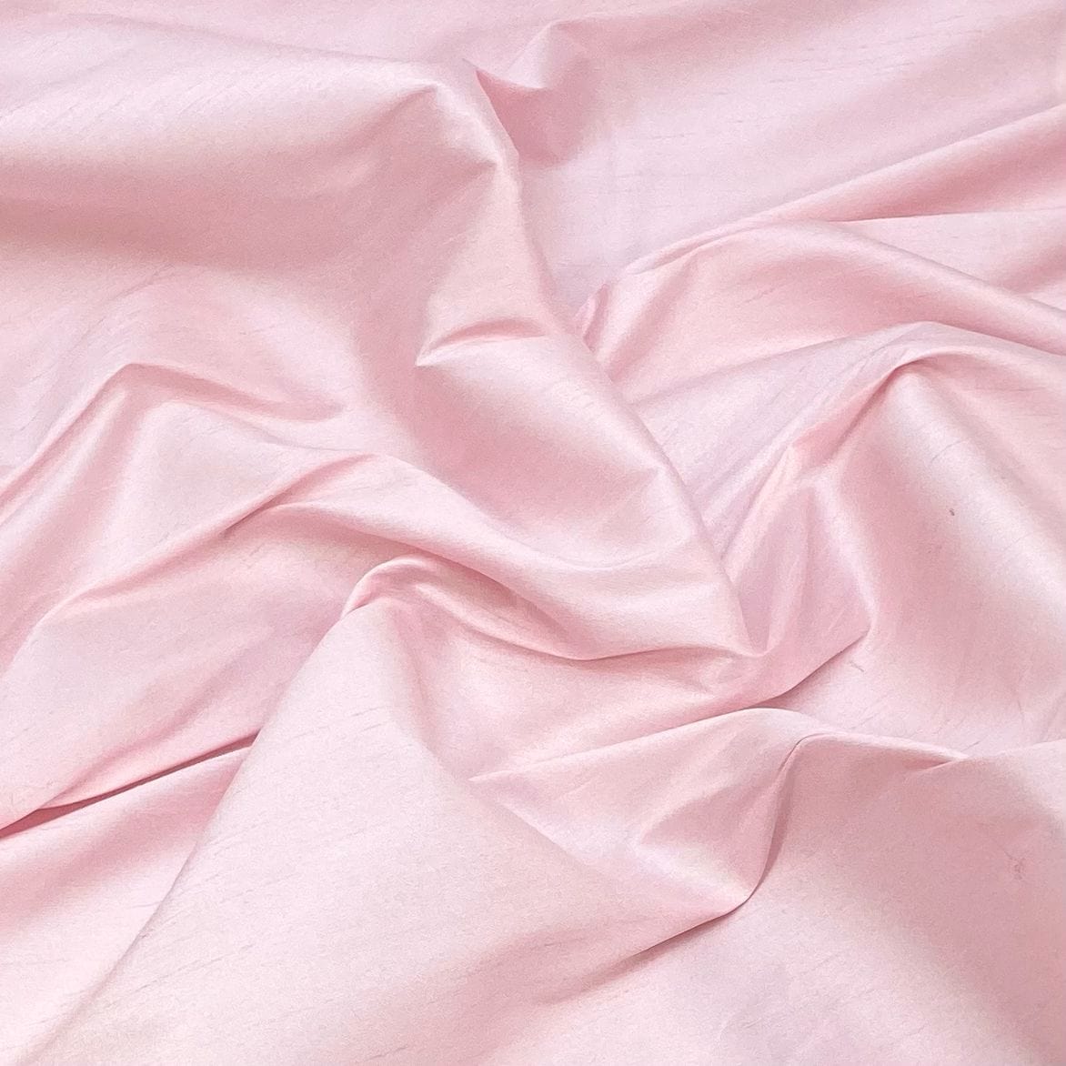 Pound A Metre Baby Pink / Full Metre Premium Quality Dupion 60" Wide -  Variations Available