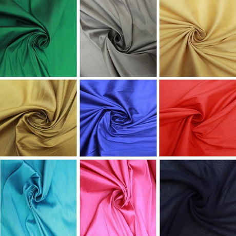 Pound A Metre Premium Quality Dupion 60" Wide -  Variations Available