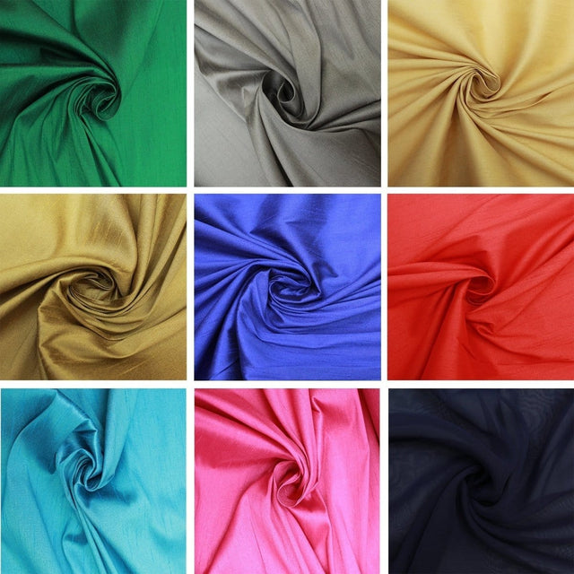 Pound A Metre Premium Quality Dupion 60" Wide -  Variations Available
