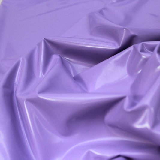 Premium Quality Luxury High Gloss Soft PVC Vinyl Fabric 55" Wide - Dark Lilac - Pound A Metre