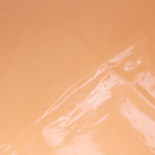 Premium Quality Luxury High Gloss Soft PVC Vinyl Fabric 55" Wide - Orange - Pound A Metre