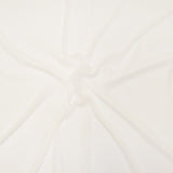 Pound A Metre Per Metre / White Premium Quality Plain Georgette 59" Wide - Variations Available