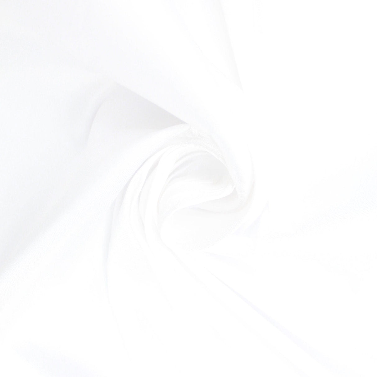 Pound A Metre White / Full Metre Premium Quality Plain Taffeta - 60" - Variations Available
