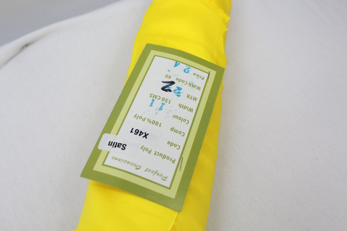 Premium Quality Polyester Satin 60" - Variations Available - Pound A Metre