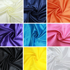 Premium Quality Polyester Satin 60" - Variations Available - Pound A Metre