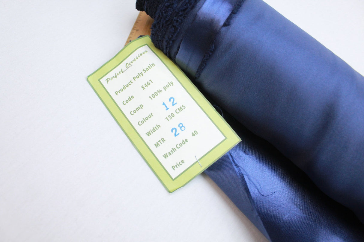 Premium Quality Polyester Satin 60" - Variations Available - Pound A Metre