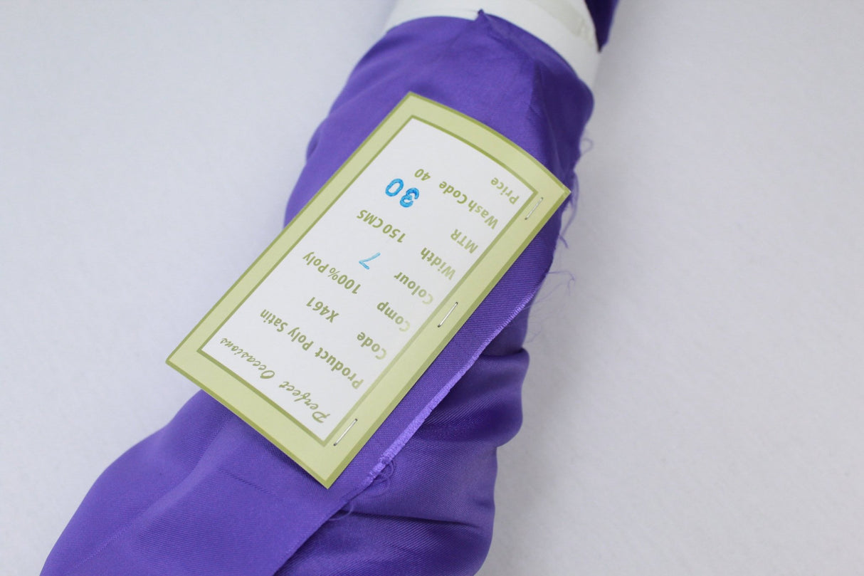 Premium Quality Polyester Satin 60" - Variations Available - Pound A Metre