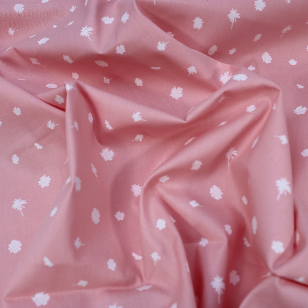 Premium Quality Printed 100% Cotton Twill 58” Baby Pink - Pound A Metre