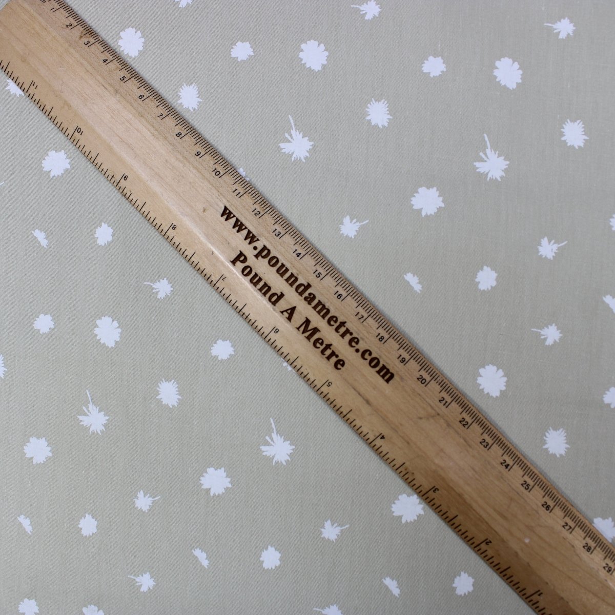 Premium Quality Printed 100% Cotton Twill 58” Light Brown - Pound A Metre