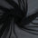 Pound A Metre Black / Full Metre Premium Quality Smooth Chiffon Fabric - 60" Wide - Variations Available